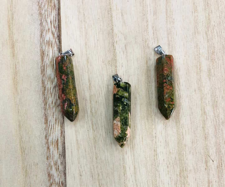 Colgante punta Unakita 3.5 cm